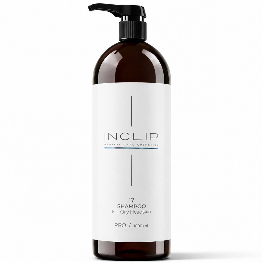 Inclip Шампунь №17 очищающий для жирной кожи головы, 1000 мл